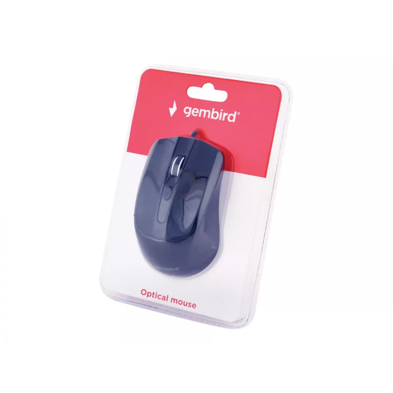 Rato Gembird MUS-4B-01 ambidestro USB Type-A ótico 1200 DPI