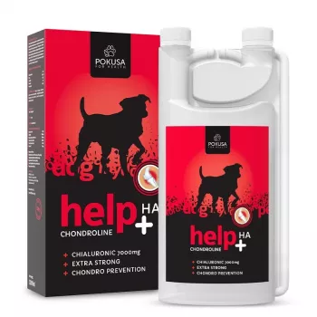 POKUSA ChondroLine Help + HA - Suplemento alimentar para cães - 1000 ml