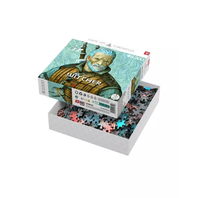 Puzzle Cenega The Witcher Geralt & Vincent van Gogh 1000 peças