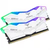 DIMM 32 GB DDR5-6000 (2x 16 GB) kit duplo, memória branca, FF4D532G6000HC30DC01, Delta RGB, INTEL XMP