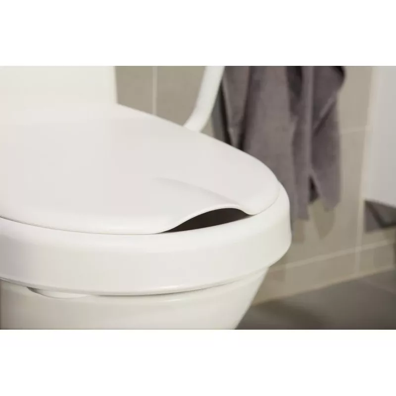 Elevador de sanita Etac Hi-Loo com tampa, 10 cm