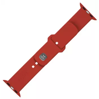 Fixed | Conjunto Sporty Strap para Apple Watch 42/44/45 mm | 170-235 mm | Vermelho | Silicone