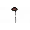 Aquecedor elétrico Sunred SMQ2000A para interior e exterior preto 2000 W aquecedor elétrico de quartzo