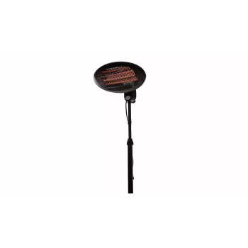 Aquecedor elétrico Sunred SMQ2000A para interior e exterior preto 2000 W aquecedor elétrico de quartzo