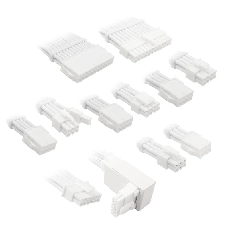 Kit de extensão de cabos Kolink Core Pro COREPRO-EK-12VT2-WHT 12V 2x6 Type 2 branco