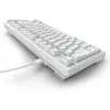 Teclado Sharkoon SGK25 75% QWERTZ USB com fios RGB LED branco