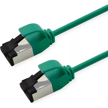 Cabo Patch ROLINE S/FTP Cat.8.1, fino, PoE, verde, 1 m (21.15.3431)