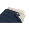Saco de dormir Outwell Contour Lux Double retangular poliéster, 1450×2200 mm, altura máx. do utilizador 190 cm, azul