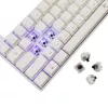 Teclado mecânico White Shark Shinobi-2 Brown Switch layout US — design compacto, switches Brown