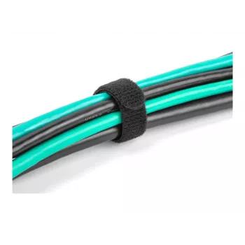 Abraçadeira de cabos de velcro DeLOCK 19075 300x12mm preta 10 unid.