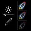 Luz néon LED MANTA SNL91MT estilo RAKETA – painel néon LED decorativo, modelo SNL91MT