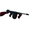 Pistola de gangster em metal Pulio 155132/6 — pistola de brinquedo de mola, construção em metal, capacidade de 8 tiros