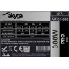 Fonte de alimentação SFX Akyga AK-S1-300 300 W, PFC passivo, ventoinha de 80 mm, preto