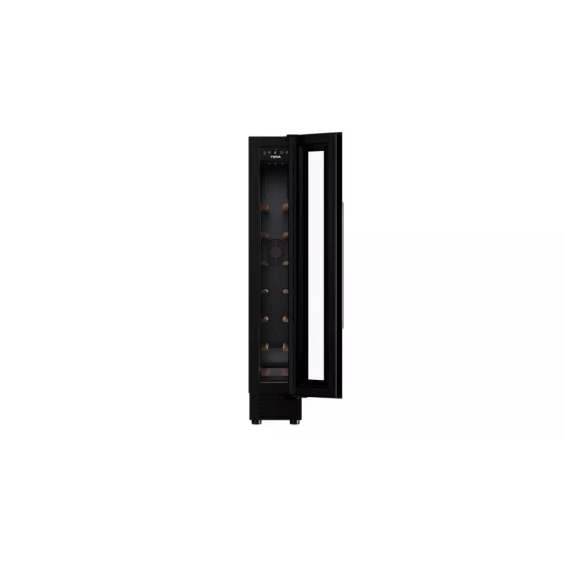 Teka RVU 10008 GBK Arrefecedor de vinho termoelétrico de encastrar preto 8 garrafas