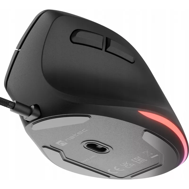 Rato NATEC Crake 2 Pro universal para destros USB Type-A ótico 12800 DPI