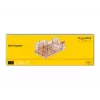 Organizador de secretária DeLOCK 18341 transparente castanho plástico 145x250x85mm