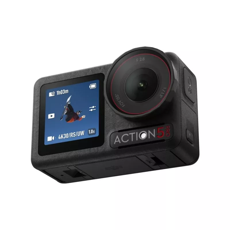 DJI Osmo Action 5 Pro Standard Combo câmara de ação, 40 MP, 4K Ultra HD 120 fps, sensor CMOS de 1/1,3", à prova de água a 20 m, preta