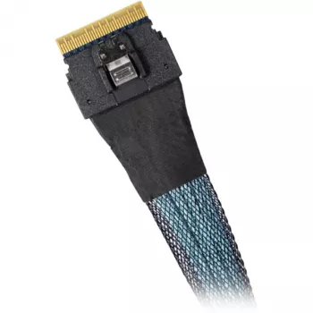 ICY DOCK - MB4026L-B - cabo SlimSAS 4i SFF-8654 para OCuLink 4i SFF-8611 – 0,5 m