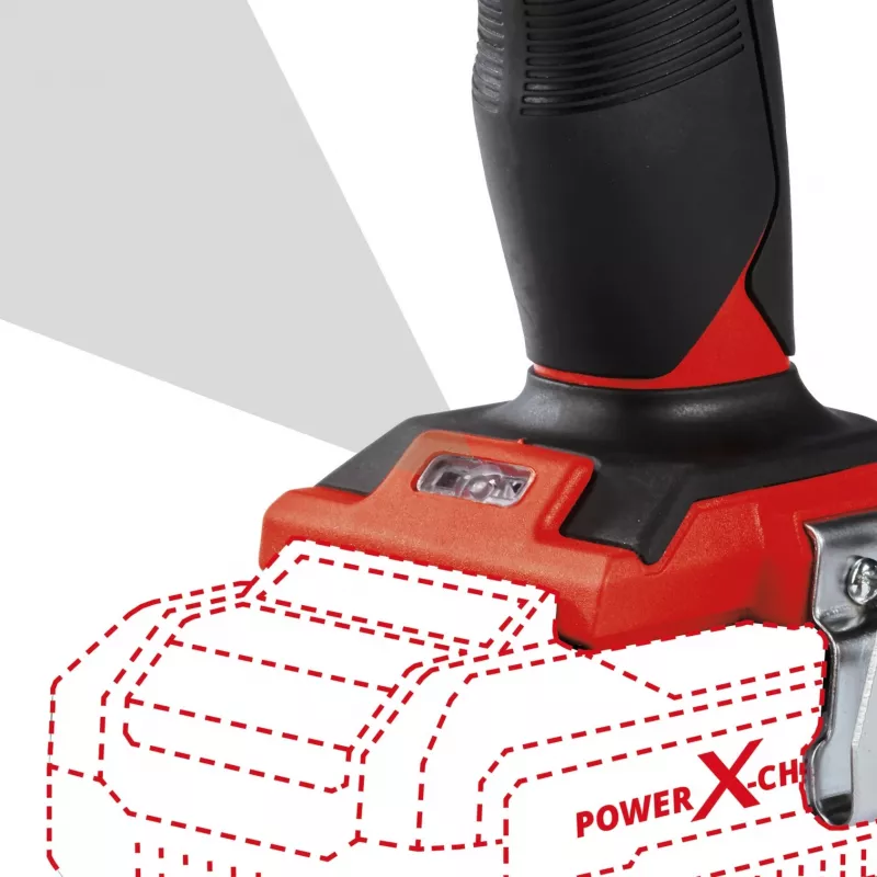 Einhell TE-CD 48 1500 rpm bucha de aperto rápido 1,41 kg preto, vermelho