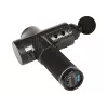 BLOW Wave 4000 44-340# pistola de massagem, 30 velocidades, 10 acessórios, 100 W, ecrã tátil LCD, USB-C, preta