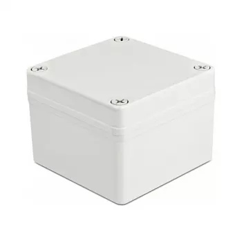 Caixa DeLOCK caixa de instalação IP65 à prova de água 100 x 100 x 75 mm cinzento