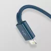 Cabo USB 3em1 Baseus Superior Series, USB para Micro-USB / USB-C / Lightning, 3,5 A, 1,5 m (azul)