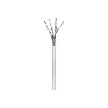 Wentronic Goobay Cabo de rede CAT 6, S/FTP (PiMF), Cinzento, 100 m - mistura de cobre CCA, AWG 27/7 (entrançado), LSZH (93954)