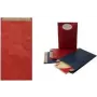 Saco de presente agipa 101651 vermelho papel kraft 125×200 mm