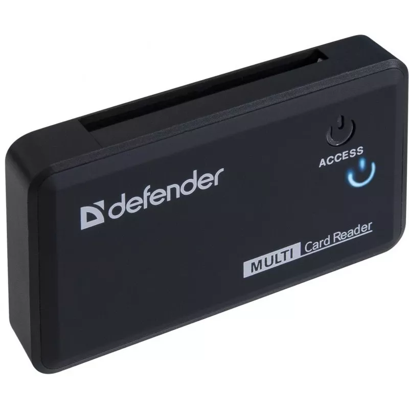 Leitor de cartões Defender OPTIMUS USB 2.0 universal preto