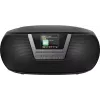 Sencor SPT 6200DB boombox com leitor CD/MP3 e rádio, DAB+/FM, Bluetooth, USB, AUX, 3 W, preto
