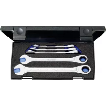 Gedore 2297434 conjunto de chaves combinadas de roquete, 5 peças, 8-19 mm