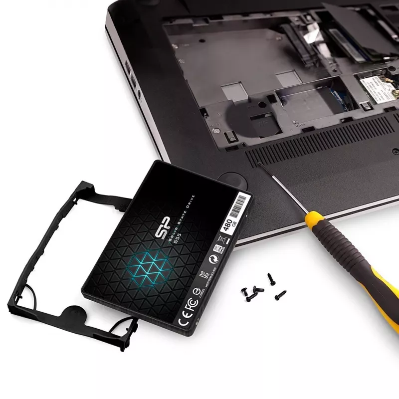 Unidade SSD Silicon Power Slim S55 480 GB 2,5 SATA III TLC