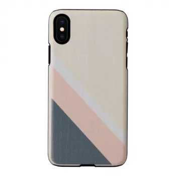 Capa para smartphone man and wood para iPhone X/XS – Pink Suit preto