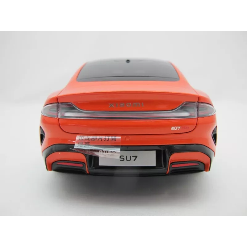 Modelo de carro em ferro fundido Xiaomi SU7 escala 1:18, pré-montado, B278×T108×H81,5 mm