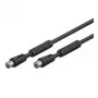 Cabo coaxial Wentronic 50730 preto
