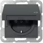 gira mecanismo de tomada SCHUKO System 55 antracite 445428