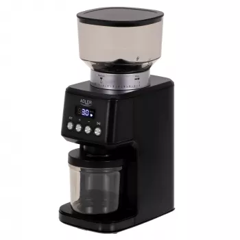 Moinho de café cónico Adler | AD 4300 | 180 W | Capacidade de grãos 300 g | Preto
