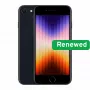 Apple Renew Grade A | iPhone SE (3.ª ger., 2022) | Midnight | 4,7 polegadas | Retina HD | A15 Bionic | 4 GB | 64 GB | iOS