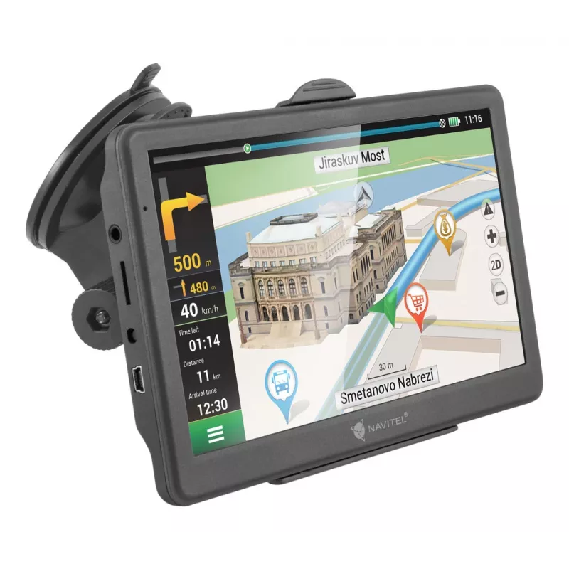 Navitel | Navegação GPS | MS700 | 800 x 480 píxeis | GPS (satélite) | Mapas incluídos