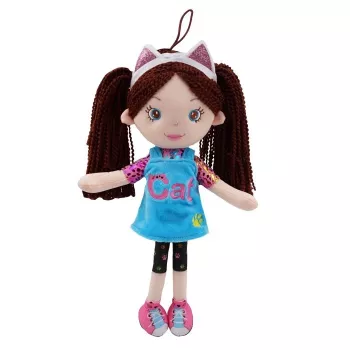 Boneca de pano TULILO Zosia 35 cm — brinquedo macio de pano, 35 cm de altura