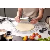 GEFU REGO rolo da massa, silicone/aço inoxidável, 14630