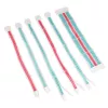 Kolink Core Adept kit de extensão de cabos entrançados, branco brilhante/azul néon/rosa puro