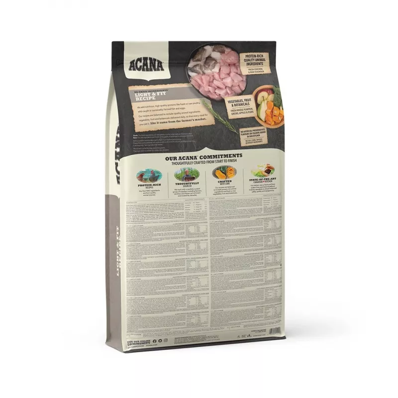 ACANA Dog Light & Fit Recipe - Comida seca para cães - 11,4 kg