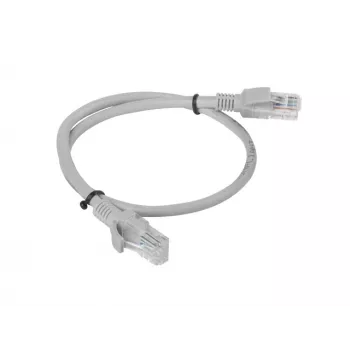 Cabo de rede Lanberg PCU6-10CC-0050-S RJ-45 Cat6 0,5 m Cinzento