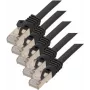 Cabo de rede preto Cat7 S/FTP ShiverPeaks 75515-S-SET5 5 m