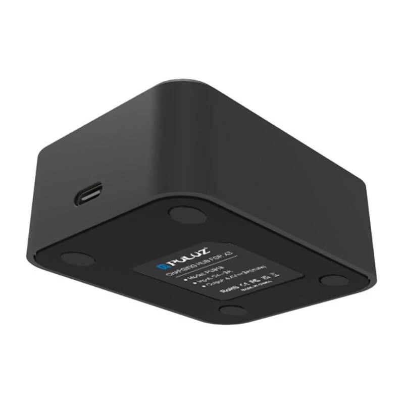 Carregador USB duplo Puluz PU818 para Insta360 X3 — carregamento USB de dupla ranhura