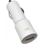 Carregador de automóvel HTC CC C120, USB, 1000mA, branco, Bulk (CC C120)