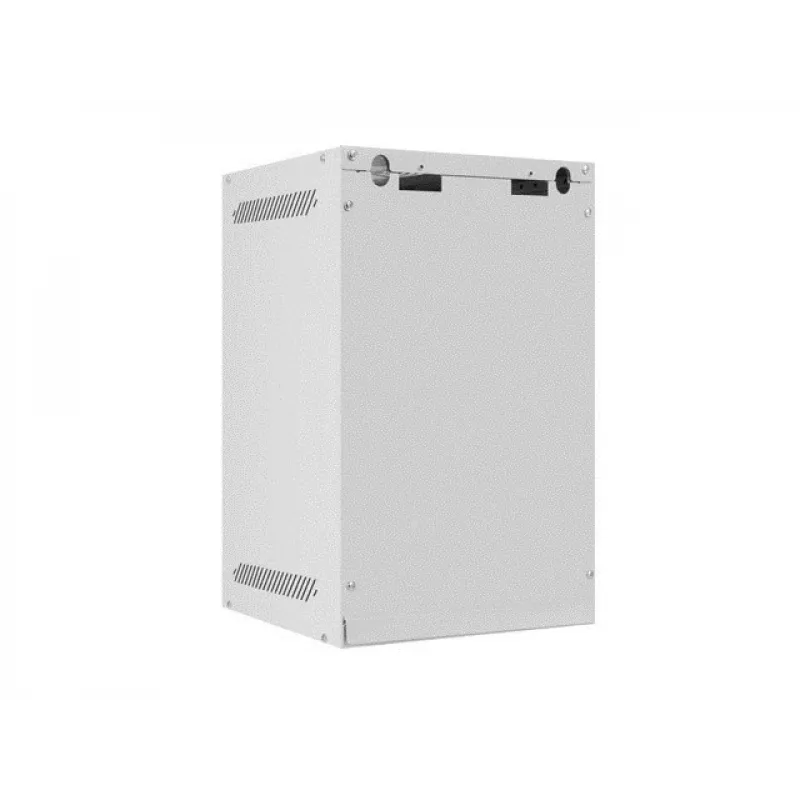Lanberg WF10-2309-00S Armário rack de parede de 10 polegadas 9U, cinzento, porta metálica, 280x310 mm