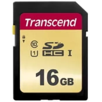 Cartão de memória Transcend 16GB SDHC UHS-I 500S