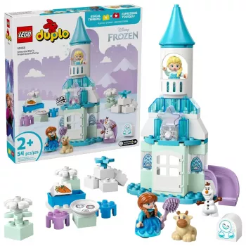 Conjunto de construção LEGO DUPLO 10455 festa no palácio de gelo da Anna e da Elsa da Disney